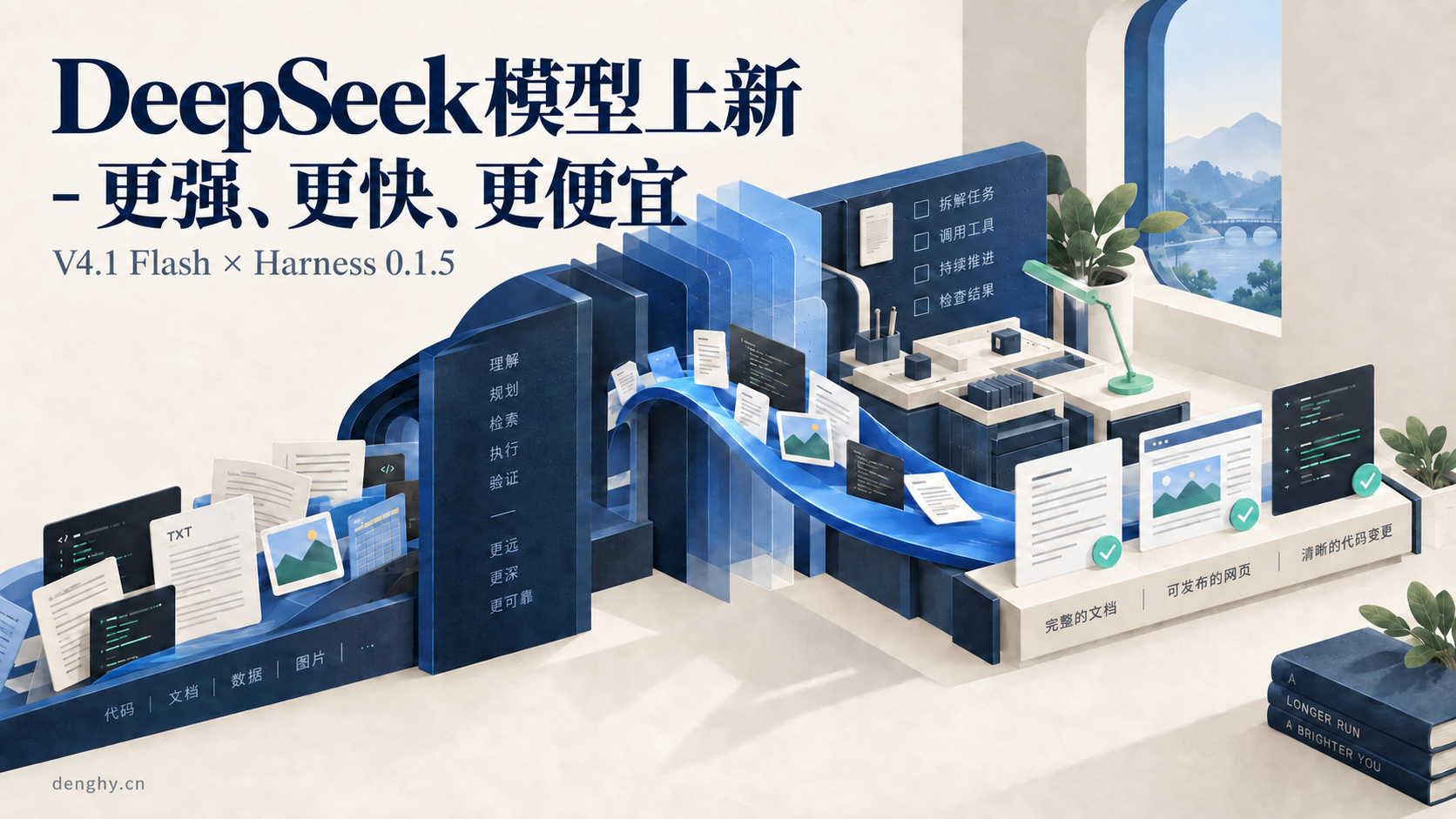 DeepSeek模型上新 - 更强、更快、更便宜